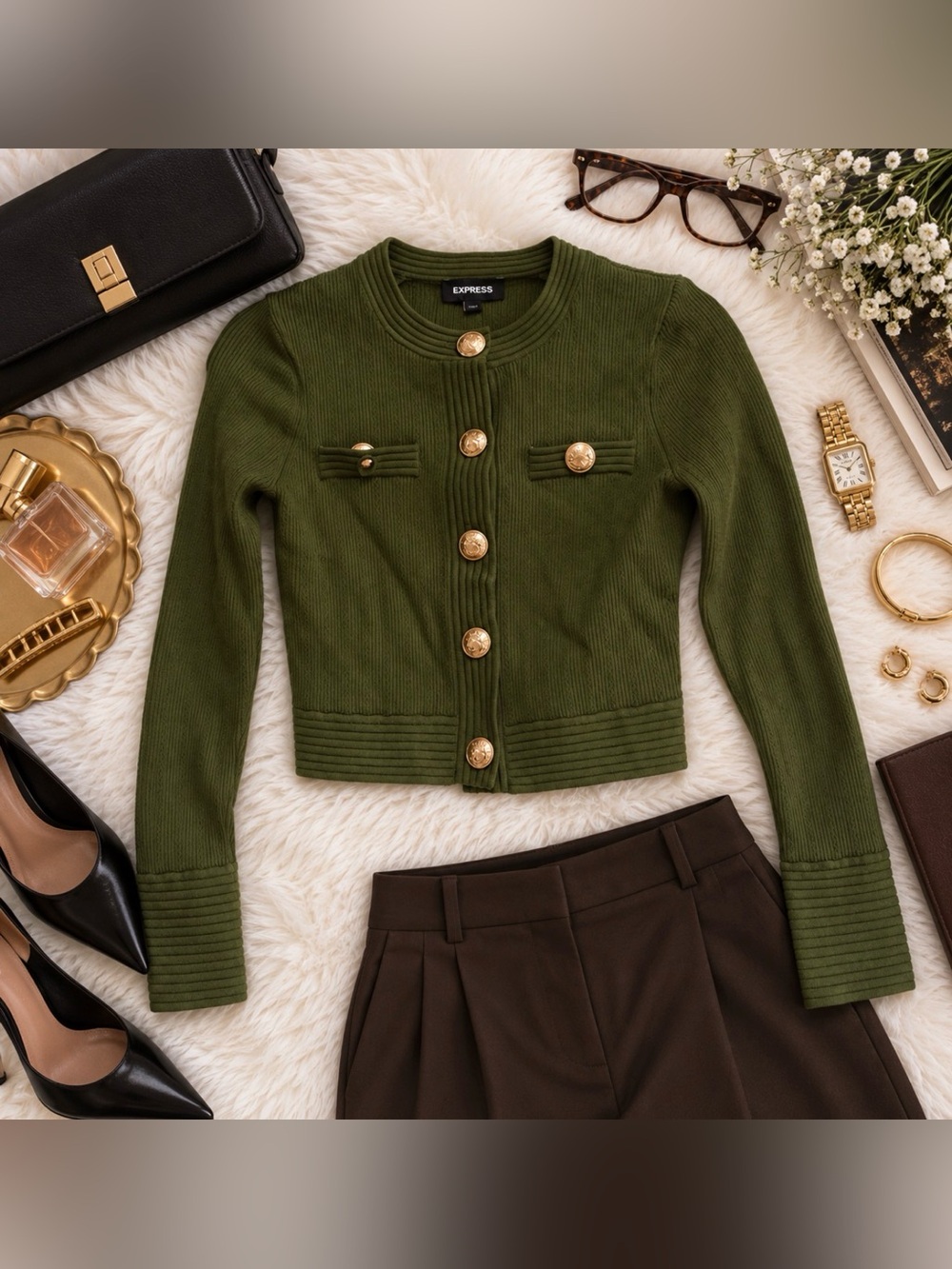 Ribbed Knit Sweater
